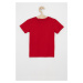 Detské tričko Guess červená farba, melanžové