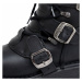 topánky kožené NEW ROCK 1473-S3 Čierna