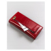 Veľká, kožená dámska peňaženka so zapínaním na patentku z systemem RFID — Rovicky