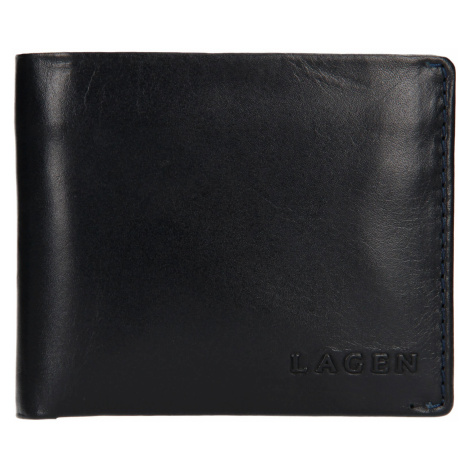 Pánska kožená peňaženka Lagen Dalimil - modrá