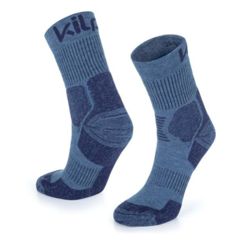 Modré unisex outdoorové ponožky Kilpi ULTRA-U