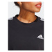 Adidas Mikina Essentials 3-Stripes Sweatshirt IC8766 Čierna Loose Fit