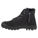 ČIERNE ZATEPLENÉ ČLENKOVÉ TENISKY PALLADIUM PAMPA HI ZIP WL 95982-010-M