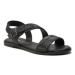 Calvin Klein Jeans Sandále Flat Sandal V3A2-80825-1688 S Čierna