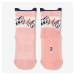 Detské protišmykové ponožky 600 ružové s potlačou