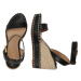 Lauren Ralph Lauren Remienkové sandále 'HILARIE'  čierna