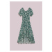 LADY'S DRESS L-SU-4040 PALM LEAF