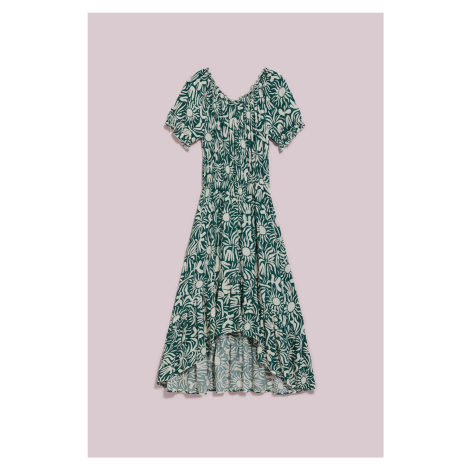 WOMEN'S DRESS L-SU-4040 PALM LEAF Moodo