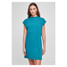 Women's Turtle Extended Shoulder Dress - Blue-Green