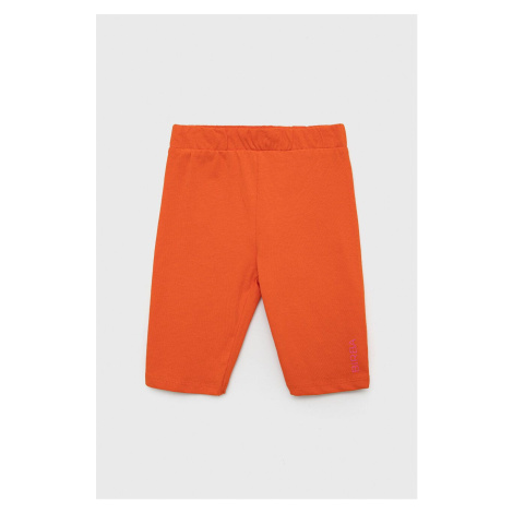 Detské krátke nohavice Birba&Trybeyond oranžová farba, jednofarebné