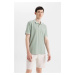 DEFACTO New Regular Fit Short Sleeve Basic Plain Polo Shirt