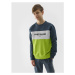 Chlapčenská mikina 4F JUNIOR SWEATSHIRT-4FJWSS24TSWSM0923-72N-LEMON NEON