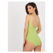 SVETLOZELENÉ BODY S OKRÚHLYM VÝSTRIHOM NA CHRBTE NM-BO-L55148.16-LIGHT GREEN