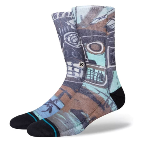 Stance JMB 2 Heads On Gold Crew Sock - Unisex - Ponožky Stance - Modré - A558D21HEG-BLK