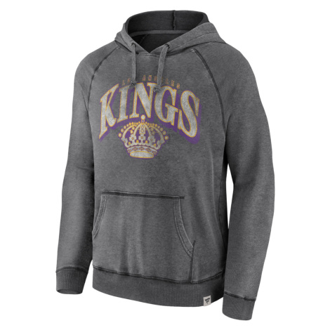 Los Angeles Kings pánska mikina s kapucňou True Classics Washed Pullover Hoodie grey