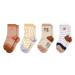 Detské ponožky Liewood 4-pak béžová farba