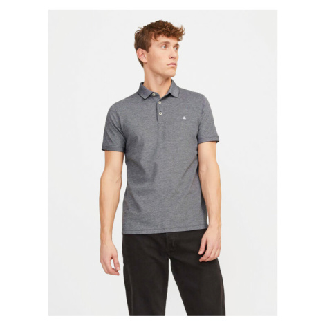 Jack&Jones Polokošeľa Paulos 12136668 Čierna Slim Fit Jack & Jones