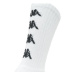 Kappa Súprava 3 párov vysokých ponožiek unisex 710069 Biela