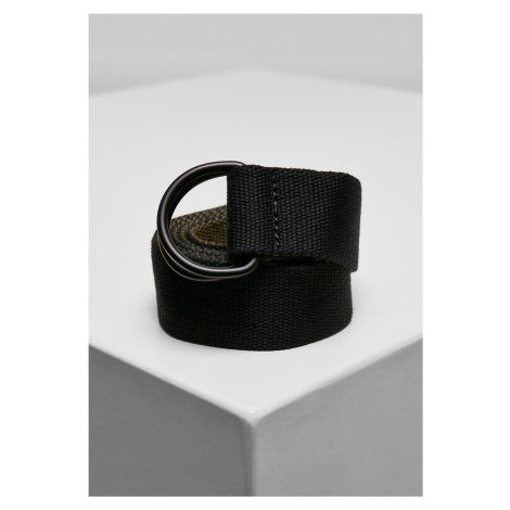Easy D-Ring Belt 2-Pack Black/Olive+White/Pepple