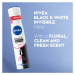 NIVEA Black & White Invisible Clear antiperspirant v spreji pre ženy