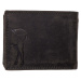 HL Luxusná kožená peňaženka s jeleňom - čierna