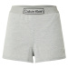 Calvin Klein Underwear Pyžamové nohavice  sivá melírovaná / čierna