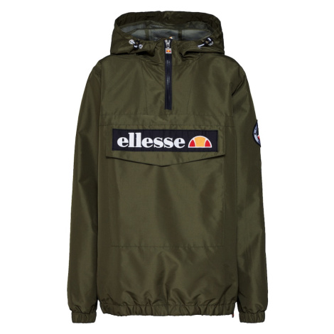 ELLESSE Prechodná bunda 'Mont 2'  olivová / oranžová / čierna / biela