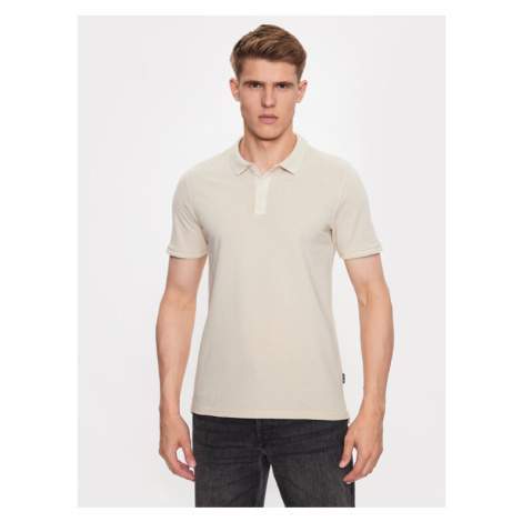 Only & Sons Polokošeľa 22021769 Béžová Slim Fit