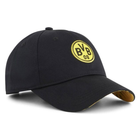 Puma BORUSSIE DORTMUND FAN BASEBALL CAP Šiltovka, čierna, veľkosť