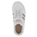 Biele tenisky na suchý zips Adidas Grand Court C