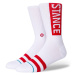 Stance Športové ponožky  červená / biela