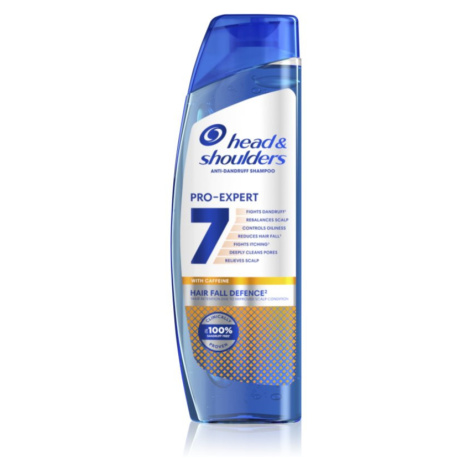 Head & Shoulders Pro-Expert 7 Hair Fall Defense šampón proti lupinám a vypadávaniu vlasov s kofe