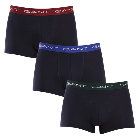 3PACK men's boxers Gant blue