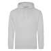 Just Hoods Unisex mikina s kapucňou JH001 Moondust Grey -Solid