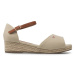 Tommy Hilfiger Espadrilky Rope Wedge Sandal T3A7-32185-0048 S Béžová