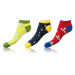 Bellinda CRAZY IN-SHOE SOCKS 3x - Moderné farebné nízke crazy ponožky unisex - žltá - zelená - m