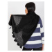 Black women's scarf with openwork pattern