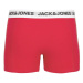 JACK & JONES Boxerky  červená / čierna / biela