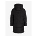 Čierny dámska zimná prešívaný kabát VILA Vikaria Padded L/S Coat