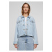 Women's oversized denim jacket from the 80s - light blue washed