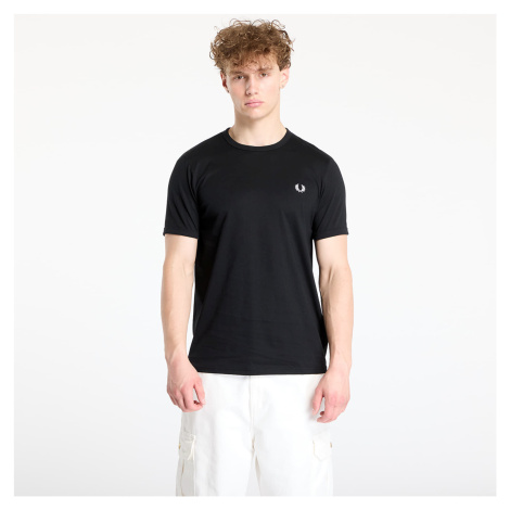 Tričko FRED PERRY Ringer Tee Black
