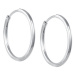 Brilio Silver Nestarnúce strieborné kruhy 431 001 02505/6 04 2,5 cm