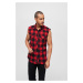 Sleeveless shirt red/black