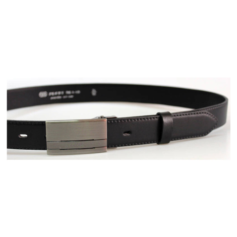 PENNY BELTS 30-020-1PS-60 Pánsky kožený opasok čierny