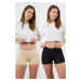 Trendyol Black-Skin 2 Pack Micro Boxer Panties