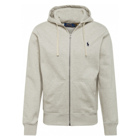 Polo Ralph Lauren Tepláková bunda  sivobéžová