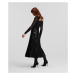 Šaty Karl Lagerfeld Sequin Maxi Evening Dress Čierna
