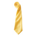Premier Workwear Pánska saténová kravata PR750 Sunflower -ca. Pantone 136c