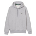 Lacoste  Organic Brushed Cotton Hoodie - Grey  Mikiny Šedá