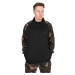 Fox Fishing Mikina LW Black/Camo Qtr Zip